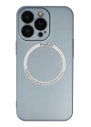 BFS  iPhone 13 Pro Max Kılıf Jack Magneticsafe Lens Silikon - Sierra Blue