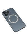 BFS  iPhone 13 Pro Max Kılıf Jack Magneticsafe Lens Silikon - Sierra Blue