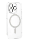 BFS  iPhone 13 Pro Max Kılıf Kaou Magneticsafe Slim Kapak - Şeffaf
