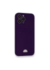 BFS  iPhone 13 Pro Max Kılıf Kelvin Kartvizitli Silikon - Derin Mor
