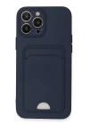 BFS  iPhone 13 Pro Max Kılıf Kelvin Kartvizitli Silikon - Lacivert