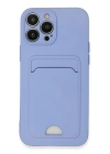 BFS  iPhone 13 Pro Max Kılıf Kelvin Kartvizitli Silikon - Lila