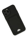 BFS  iPhone 13 Pro Max Kılıf Kelvin Kartvizitli Silikon - Siyah