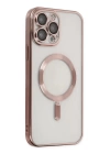 BFS  iPhone 13 Pro Max Kılıf Kross Magneticsafe Kapak - Rose