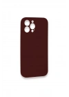 BFS  iPhone 13 Pro Max Kılıf Lansman Legant Silikon - Bordo