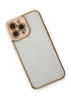 BFS  iPhone 13 Pro Max Kılıf Liva Lens Silikon - Pudra