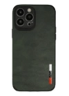 BFS  iPhone 13 Pro Max Kılıf Loop Deri Silikon - Yeşil