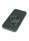 BFS  iPhone 13 Pro Max Kılıf Lukka Magneticsafe Kapak - Koyu Yeşil