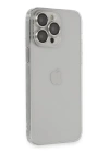 BFS  iPhone 13 Pro Max Kılıf Luko Lens Silikon - Gümüş