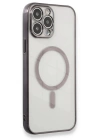 BFS  iPhone 13 Pro Max Kılıf Magneticsafe Lazer Silikon - Siyah