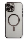 BFS  iPhone 13 Pro Max Kılıf Magneticsafe Lazer Silikon - Siyah