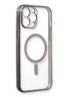 BFS  iPhone 13 Pro Max Kılıf Magneticsafe Lazer Silikon - Siyah
