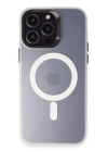 BFS  iPhone 13 Pro Max Kılıf Mateks Magsafe Kapak - Beyaz