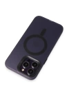 BFS  iPhone 13 Pro Max Kılıf Mateks Magsafe Kapak - Derin Mor
