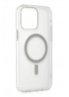 BFS  iPhone 13 Pro Max Kılıf Matte Şeffaf Magneticsafe - Şeffaf