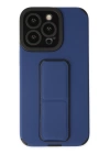 BFS  iPhone 13 Pro Max Kılıf Mega Standlı Silikon - Mavi