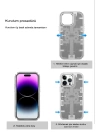 BFS  iPhone 13 Pro Max Kılıf Mekanik Bumper Kapak - Mavi