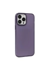 BFS  iPhone 13 Pro Max Kılıf Modos Metal Kapak - Derin Mor