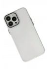 BFS  iPhone 13 Pro Max Kılıf Modos Metal Kapak - Şeffaf