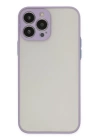 BFS  iPhone 13 Pro Max Kılıf Montreal Silikon Kapak - Mor