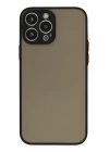 BFS  iPhone 13 Pro Max Kılıf Montreal Silikon Kapak - Siyah