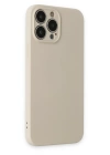 BFS  iPhone 13 Pro Max Kılıf Nano içi Kadife Silikon - Bej