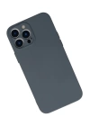 BFS  iPhone 13 Pro Max Kılıf Nano içi Kadife Silikon - Gri