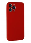 BFS  iPhone 13 Pro Max Kılıf Nano içi Kadife Silikon - Kırmızı