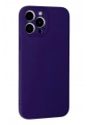 BFS iPhone 13 Pro Max Kılıf Nano içi Kadife Silikon - Mor