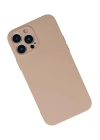 BFS  iPhone 13 Pro Max Kılıf Nano içi Kadife Silikon - Pudra