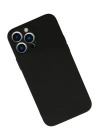 BFS  iPhone 13 Pro Max Kılıf Nano içi Kadife Silikon - Siyah