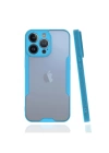 BFS  iPhone 13 Pro Max Kılıf Platin Silikon - Mavi
