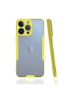 BFS  iPhone 13 Pro Max Kılıf Platin Silikon - Sarı