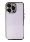 BFS  iPhone 13 Pro Max Kılıf Razer Lensli Silikon - Gold