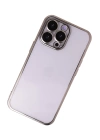 BFS  iPhone 13 Pro Max Kılıf Razer Lensli Silikon - Gold