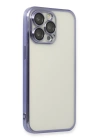 BFS  iPhone 13 Pro Max Kılıf Razer Lensli Silikon - Mor