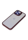 BFS  iPhone 13 Pro Max Kılıf Roblox Lens Standlı Kapak - Bordo