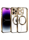 BFS  iPhone 13 Pro Max Kılıf Slot Silikon - Gold