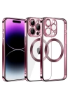 BFS  iPhone 13 Pro Max Kılıf Slot Silikon - Rose Gold