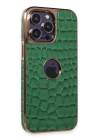 BFS  iPhone 13 Pro Max Kılıf Snake Kapak - Koyu Yeşil