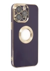 BFS  iPhone 13 Pro Max Kılıf Store Silikon - Derin Mor