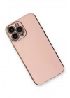 BFS  iPhone 13 Pro Max Kılıf Volet Silikon - Pembe