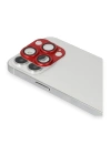 BFS  iPhone 13 Pro Max Pers Alüminyum Kamera Lens - Kırmızı