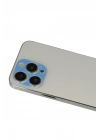 BFS  iPhone 13 Pro Max Rainbow Kamera Lens Koruma Cam - Mavi