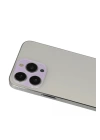 BFS  iPhone 13 Pro Max Rainbow Kamera Lens Koruma Cam - Mor
