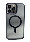 BFS  iPhone 13 Pro Max Solid Magsafe Kapak - Derin Mor