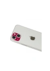 BFS  iPhone 13 Rainbow Kamera Lens Koruma Cam - Koyu Kırmızı