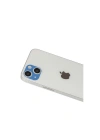 BFS  iPhone 13 Rainbow Kamera Lens Koruma Cam - Mavi