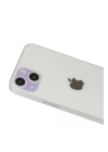 BFS  iPhone 13 Rainbow Kamera Lens Koruma Cam - Mor