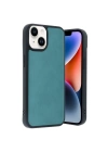 BFS  iPhone 14 Kılıf Aras Deri Kapak - Açık Yeşil